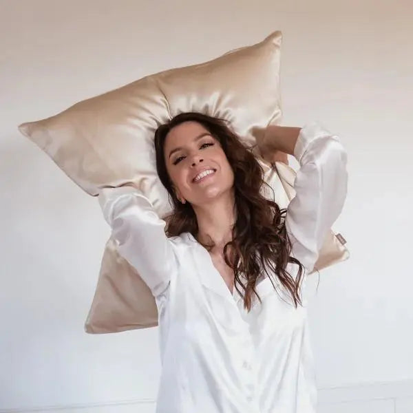 Față de pernă din mătase - Set de 2 bucăți