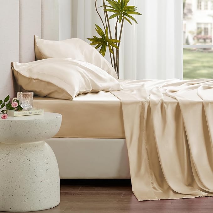 Kit complet de pat din mătase Mulberry Hoomy